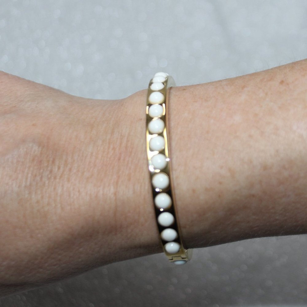 J. Crew MINI GUMDROP STONE HINGE BRACELET - Picture 7 of 8
